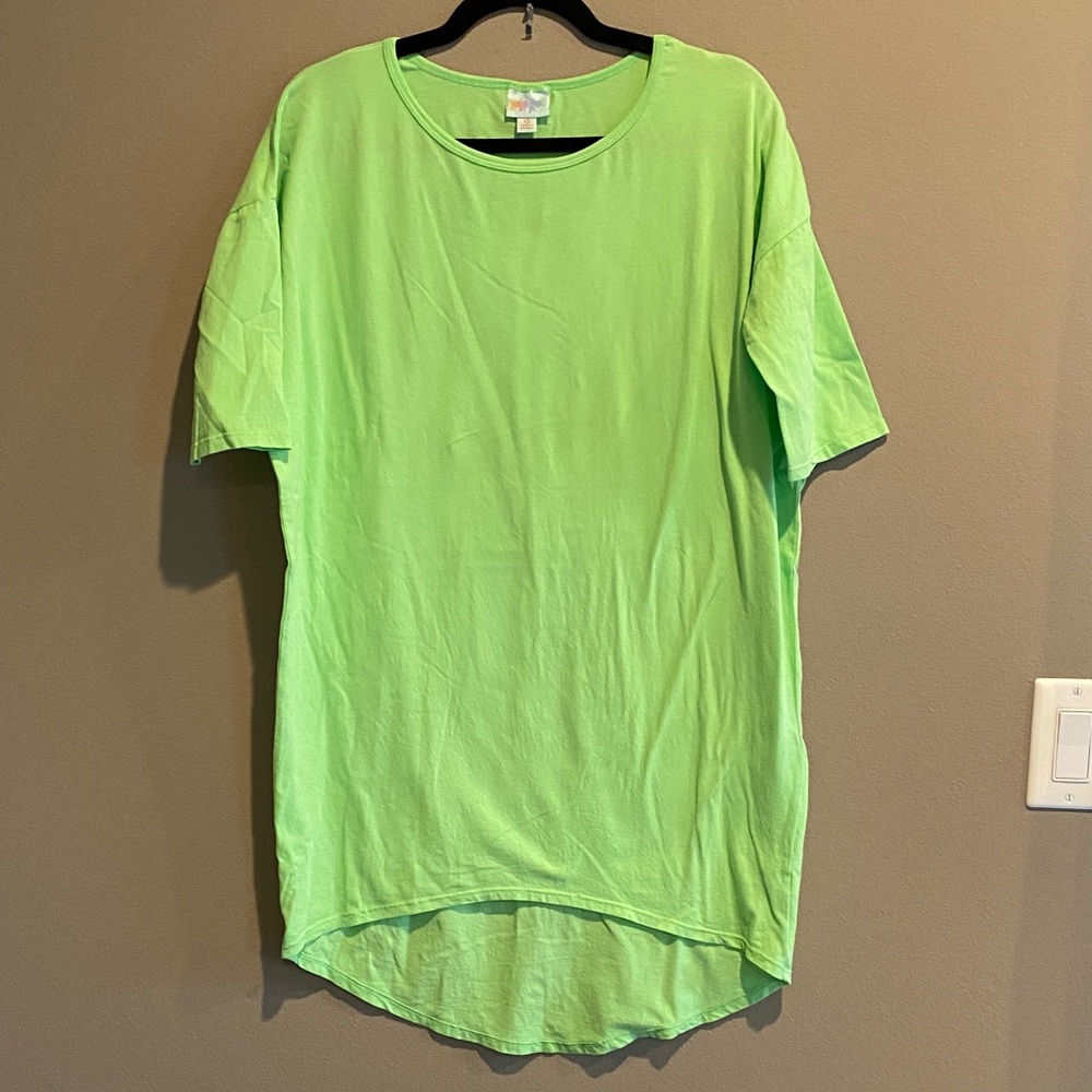 LuLaRoe Lime Green Women's Short Sleeve Tee